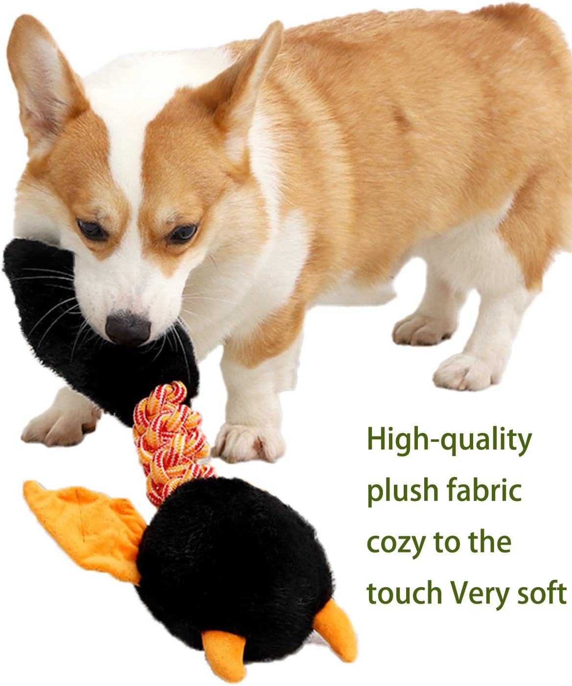 Eco-Friendly Plush Squeaky Dog and Cat Toys for All Sizes – Perfect for Playtime Fun!