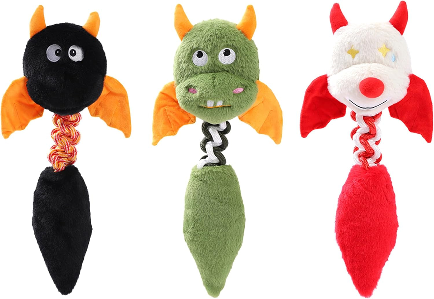 Eco-Friendly Plush Squeaky Dog and Cat Toys for All Sizes – Perfect for Playtime Fun!