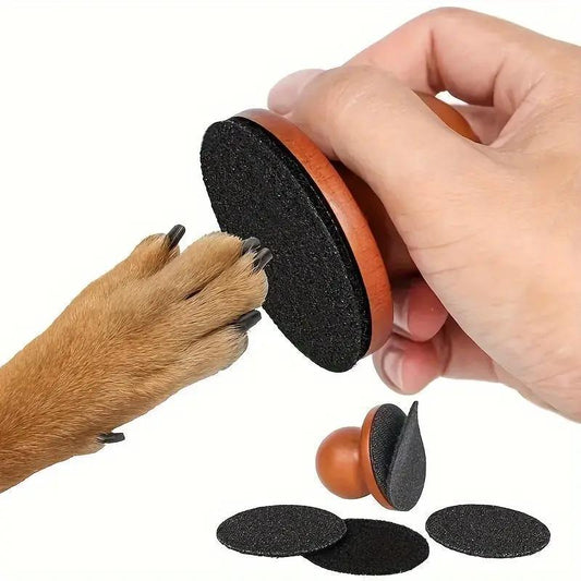 Stress-Free Dog Nail File - Gentle Scratch Square for Easy Grooming