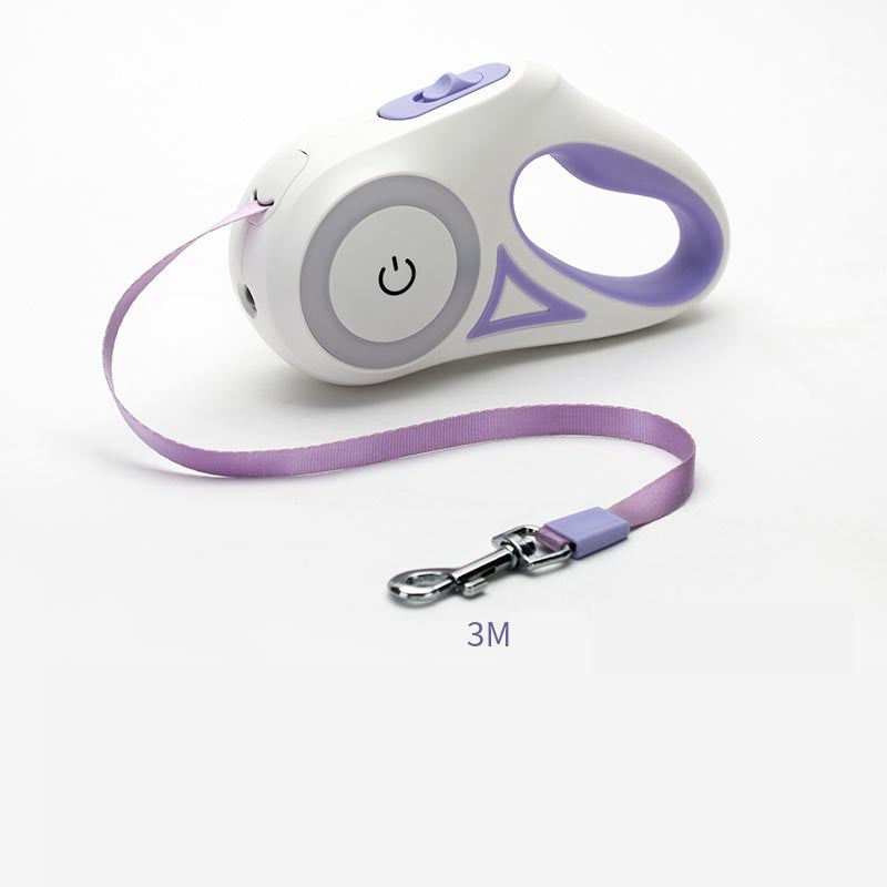 Retractable Dog Leash & Collar Set - Automatic Traction Rope for Small to Medium Dogs and Cats