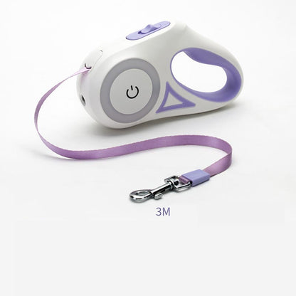 Retractable Dog Leash & Collar Set - Automatic Traction Rope for Small to Medium Dogs and Cats