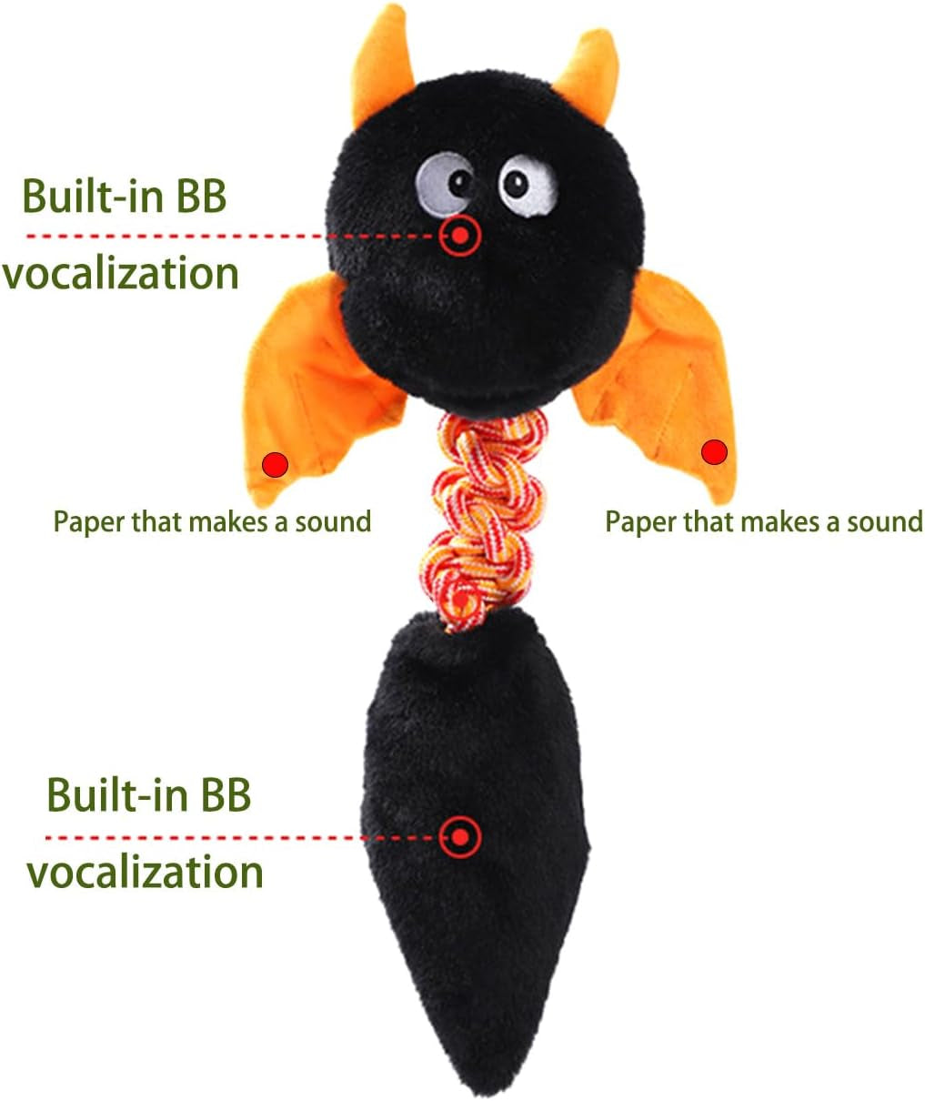 Eco-Friendly Plush Squeaky Dog and Cat Toys for All Sizes – Perfect for Playtime Fun!